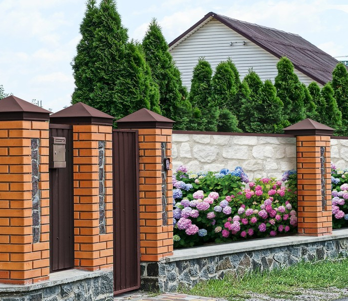 Пример фотозабора с панорамным изображением